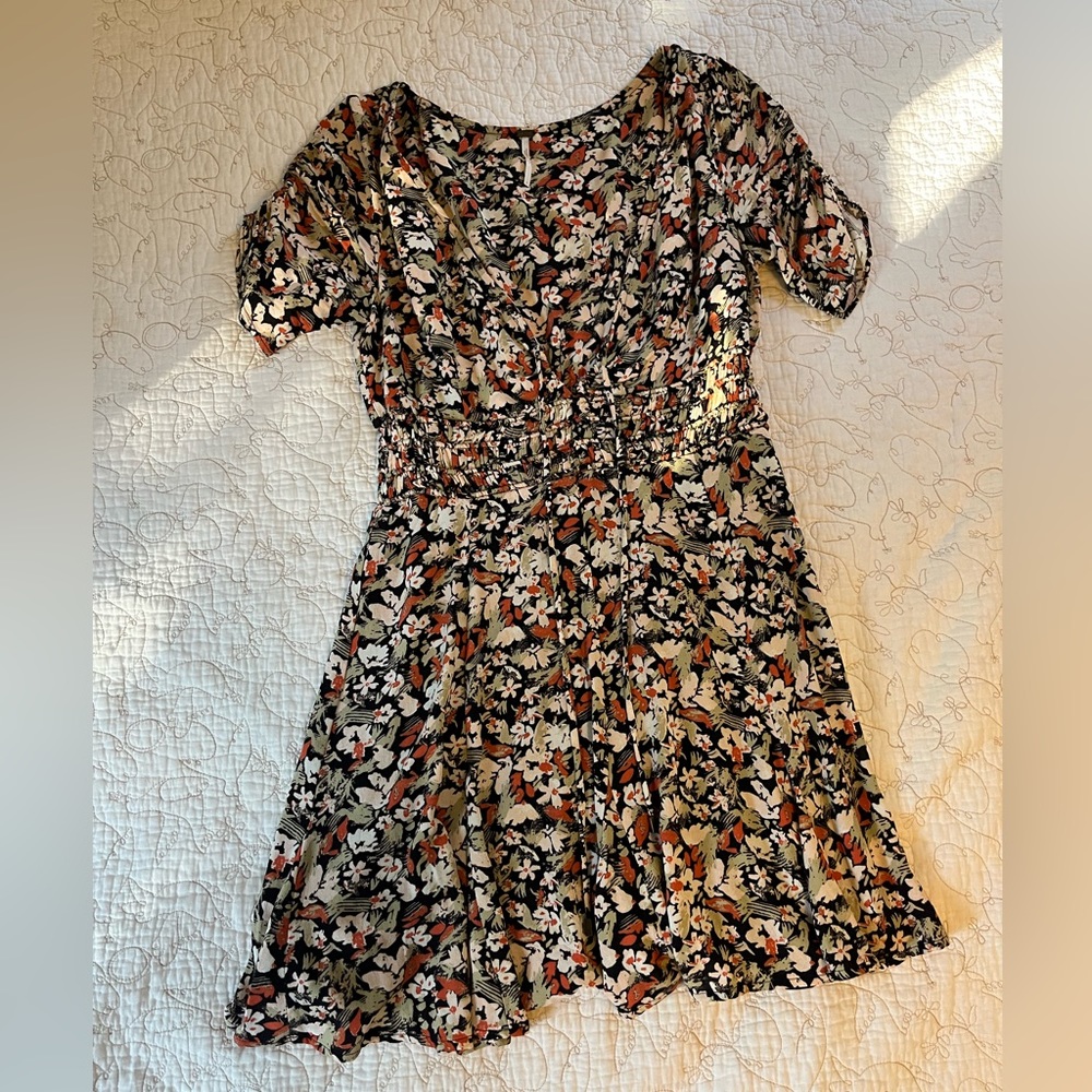 Free People Floral Print Dress